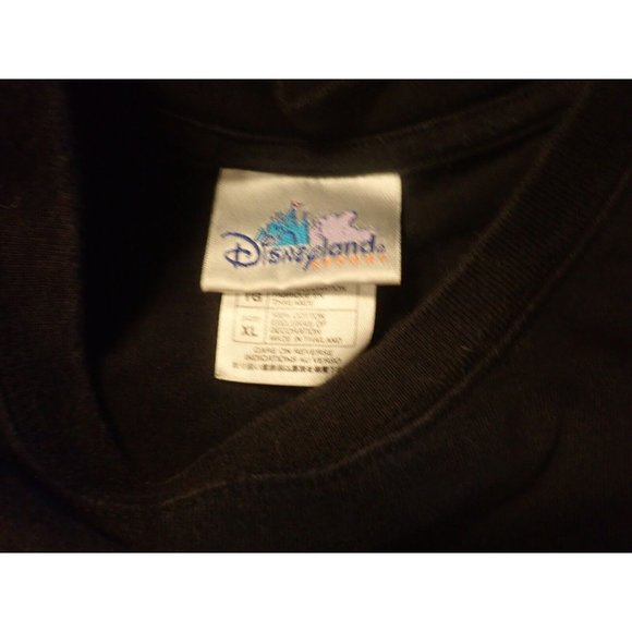 DisneyLand Resort‎ Mens XL Sleeveless Tank Top Black 2001 Embroidered - Picture 5 of 5